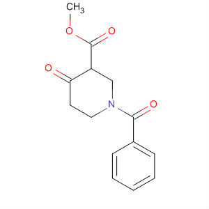 1-苯甲酰基-4-氧代哌啶-3-羧酸甲酯结构式_3518-87-4结构式