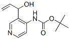 (9Ci)-[3-(1-羟基-2-丙烯基)-4-吡啶]-氨基甲酸,1,1-二甲基乙酯结构式_352667-83-5结构式