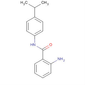 (9Ci)-2-氨基-N-[4-(1-甲基乙基)苯基]-苯甲酰胺结构式_353255-15-9结构式