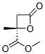 (2S)-(9Ci)-2-甲基-4-氧代-2-氧杂环丁烷羧酸甲酯结构式_353302-31-5结构式