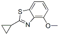 (9CI)-2-环丙基-4-甲氧基-苯并噻唑结构式_354760-23-9结构式