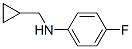 (9CI)-N-(环丙基甲基)-4-氟苯胺结构式_356539-43-0结构式