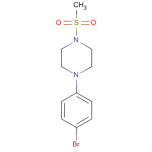 1-(4-溴苯基)-4-(甲磺酰基)-哌嗪结构式_357647-98-4结构式