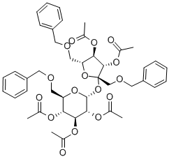 1,6,6’-三-O-三苯甲基蔗糖五乙酸酯结构式_35867-26-6结构式