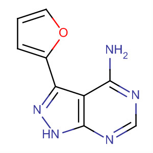 3-(2-呋喃)-1H-吡唑并[3,4-d]嘧啶-4-胺结构式_358979-46-1结构式