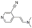 (E)-4-(2-(二甲基氨基)乙烯基)烟腈结构式_36106-34-0结构式
