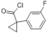 (9ci)-1-(3-氟苯基)-环丙烷羰酰氯结构式_361211-23-6结构式