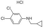 环丙基甲基-(3,4-二氯-苯基)-胺盐酸盐结构式_36178-61-7结构式