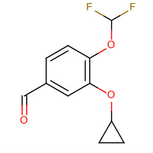 3-环丙氧基-4-二氟甲氧基-苯甲醛结构式_362718-98-7结构式