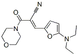 (9ci)-4-[2-氰基-3-[5-(二乙基氨基)-2-呋喃]-1-氧代-2-丙烯基]-吗啉结构式_366816-46-8结构式