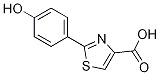 2-(4-羟基苯基)-4-噻唑羧酸结构式_36705-82-5结构式