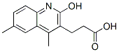 3-(2-羟基-4,6-二甲基-3-喹啉)-丙酸结构式_36796-92-6结构式