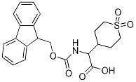2-(Fmoc-氨基)-2-(1,1-二氧代-4-四氢硫代吡喃)乙酸结构式_369402-98-2结构式