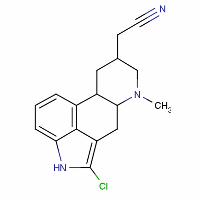 麦角腈结构式_36945-03-6结构式