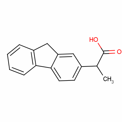 2-(9H-芴-2-基)丙酸结构式_36950-96-6结构式