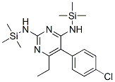 5-(4-氯苯基)-6-乙基-N,N-双(三甲基甲硅烷基)-2,4-嘧啶二胺结构式_36972-89-1结构式