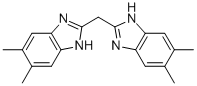 2,2-亚甲基双(5,6-二甲基苯并咪唑)结构式_3708-68-7结构式