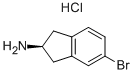 (2S)-5-溴-2,3-二氢-1H-茚-2-胺盐酸盐结构式_370861-68-0结构式