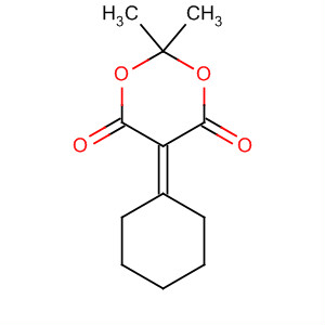 5-环己基-2,2-二甲基-1,3-二噁烷-4,6-二酮结构式_3709-25-9结构式