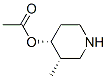 [(3S,4R)-3-甲基-4-哌啶基]乙酸酯结构式_373603-85-1结构式