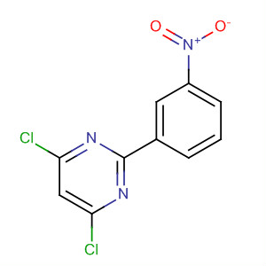 2-(3-硝基苯基)-4,6-二氯嘧啶结构式_3740-91-8结构式