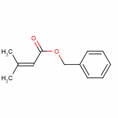 3-甲基-2-丁酸苄酯结构式_37526-89-9结构式