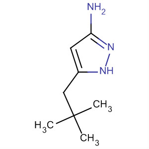 3-(2,2-二甲基丙基)-1H-吡唑-5-胺结构式_377079-77-1结构式