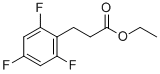 3-(2,4,6-三氟-苯基)-丙酸乙酯结构式_377084-09-8结构式