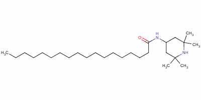N-(2,2,6,6-四甲基哌啶-4-基)十八烷酰胺结构式_37819-84-4结构式