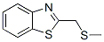 (9ci)-2-[(甲基硫代)甲基]-苯并噻唑结构式_37859-40-8结构式