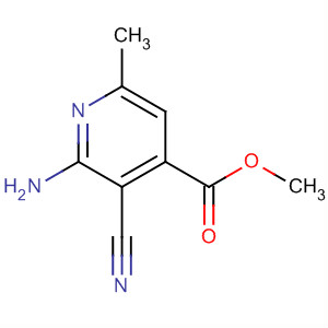 4-Pyridinecarboxylicacid,2-amino-3-cyano-6-methyl-,methylester(9ci) Structure