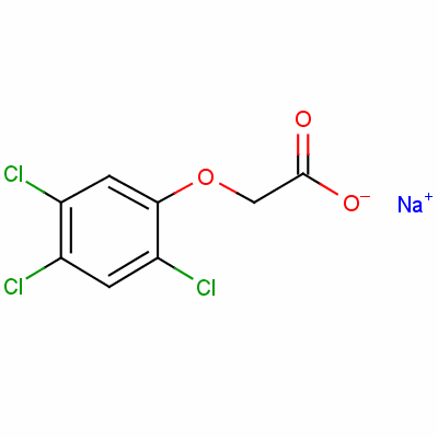 2-(2,4,5-三氯苯氧基)丙酸钠结构式_37913-89-6结构式