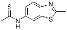 (8ci)-n-(2-甲基-6-苯并噻唑)硫代-乙酰胺结构式_3796-77-8结构式