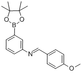 3-(4-甲氧基苄氨基)苯硼酸频那醇酯结构式_380151-91-7结构式