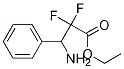 3-氨基-2,2-二氟-3-苯基丙酸乙酯结构式_381245-54-1结构式