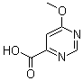 6-甲氧基-4-嘧啶羧酸结构式_38214-45-8结构式