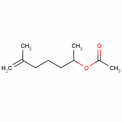 6-甲基庚-6-烯-2-基乙酸酯结构式_38228-51-2结构式