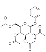 4-甲基苯基 2-乙酰氨基-3,4,6-三-乙酰基-2-脱氧-Beta-D-吡喃葡萄糖苷结构式_38229-73-1结构式