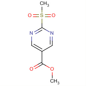 2-(甲基磺酰基)-5-嘧啶羧酸甲酯结构式_38275-49-9结构式