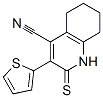 1,2,5,6,7,8-六氢-3-(2-噻吩)-2-硫氧代-4-喹啉甲腈结构式_383153-39-7结构式