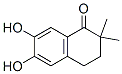 (9Ci)-3,4-二氢-6,7-二羟基-2,2-二甲基-1(2H)-萘酮结构式_383382-77-2结构式