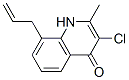 (9Ci)-3-氯-2-甲基-8-(2-丙烯基)-4(1H)-喹啉酮结构式_383877-33-6结构式