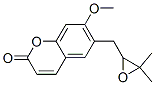 7-甲氧基-6-(3,3-二甲基环氧乙烷甲基)-2H-1-苯并吡喃-2-酮结构式_38409-28-8结构式