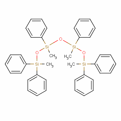 1,3,5,7-四甲基-1,1,3,5,7,7-六苯基四硅烷结构式_38421-40-8结构式