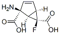(1R,5R,6R)-2-氨基-6-氟双环[3.1.0]己-3-烯-2,6-二甲酸结构式_385372-16-7结构式