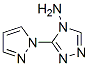 (9ci)-3-(1H-吡唑-1-基)-4H-1,2,4-噻唑-4-胺结构式_385377-16-2结构式
