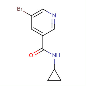 5-溴-n-环丙基烟酰胺结构式_385382-48-9结构式