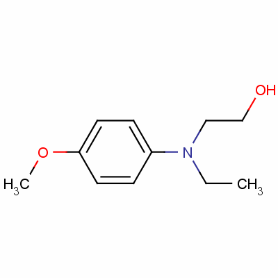 2-(N-乙基-p-甲氧基苯胺)乙醇结构式_38540-90-8结构式
