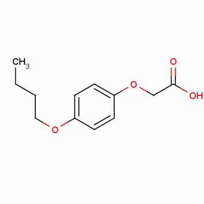 (4-丁氧基苯氧基)乙酸结构式_38559-81-8结构式