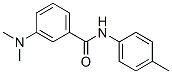 (9ci)-3-(二甲基氨基)-n-(4-甲基苯基)-苯甲酰胺结构式_385843-87-8结构式